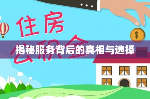 石家庄揭秘服务背后的真相与选择