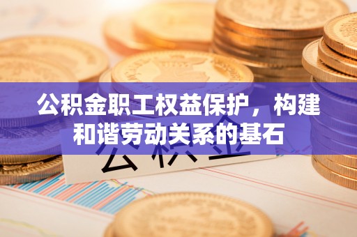 石家庄公积金职工权益保护，构建和谐劳动关系的基石
