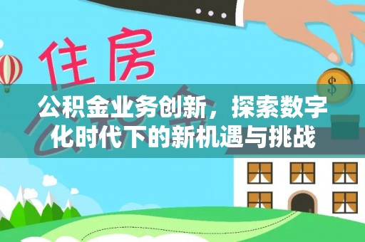 石家庄公积金业务创新，探索数字化时代下的新机遇与挑战