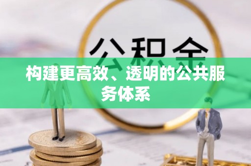 石家庄构建更高效、透明的公共服务体系