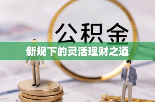 石家庄新规下的灵活理财之道