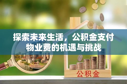 石家庄探索未来生活，公积金支付物业费的机遇与挑战