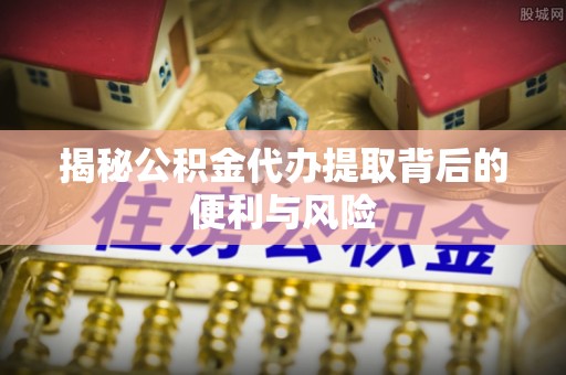 石家庄揭秘公积金代办提取背后的便利与风险