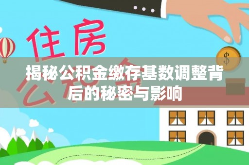 石家庄揭秘公积金缴存基数调整背后的秘密与影响