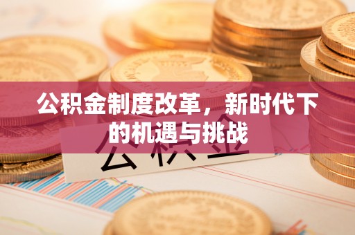 石家庄公积金制度改革，新时代下的机遇与挑战