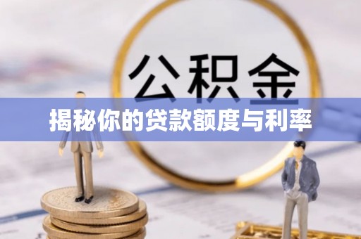 石家庄揭秘你的贷款额度与利率