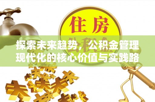 石家庄探索未来趋势，公积金管理现代化的核心价值与实践路径