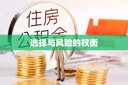 石家庄选择与风险的权衡