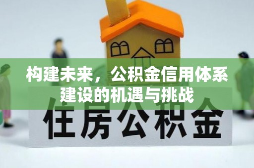 石家庄构建未来，公积金信用体系建设的机遇与挑战