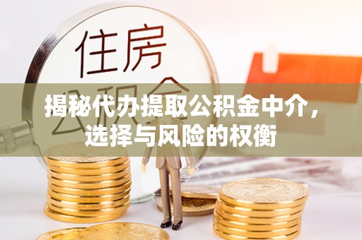 石家庄揭秘代办提取公积金中介，选择与风险的权衡
