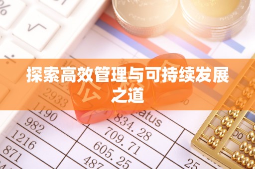 石家庄探索高效管理与可持续发展之道