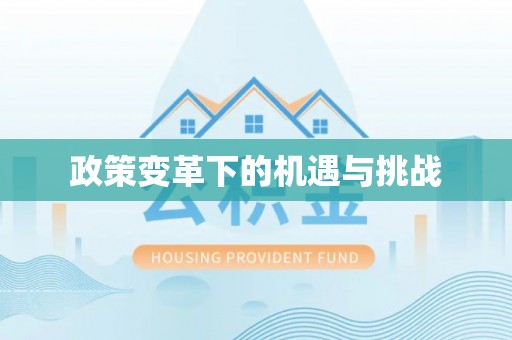 石家庄政策变革下的机遇与挑战