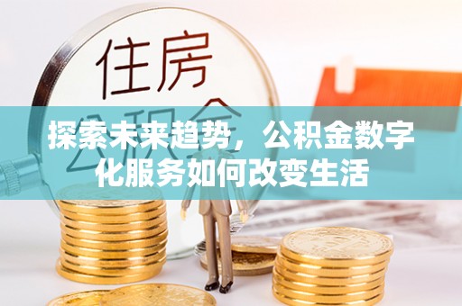 石家庄探索未来趋势，公积金数字化服务如何改变生活