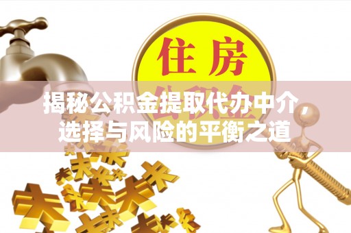 石家庄揭秘公积金提取代办中介，选择与风险的平衡之道