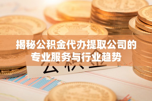 石家庄揭秘公积金代办提取公司的专业服务与行业趋势