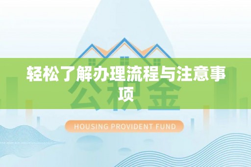 石家庄轻松了解办理流程与注意事项