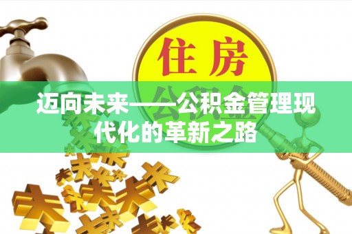 石家庄迈向未来——公积金管理现代化的革新之路