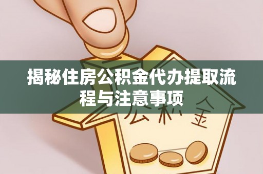 石家庄揭秘住房公积金代办提取流程与注意事项