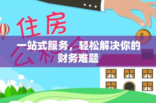 石家庄一站式服务，轻松解决你的财务难题