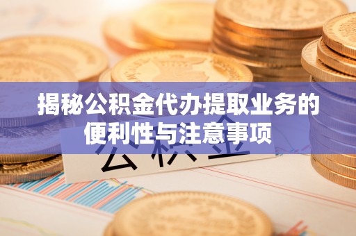 石家庄揭秘公积金代办提取业务的便利性与注意事项