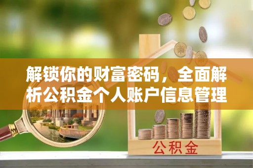 石家庄解锁你的财富密码，全面解析公积金个人账户信息管理与优化