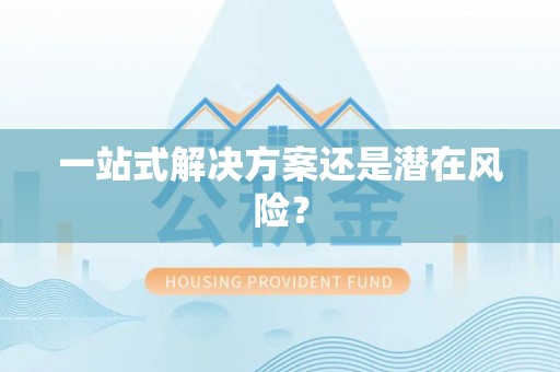 石家庄一站式解决方案还是潜在风险？